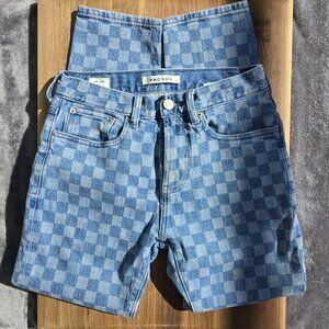 PacSun Men’s Slim Tapered Checkerboard Jeans - 28x30